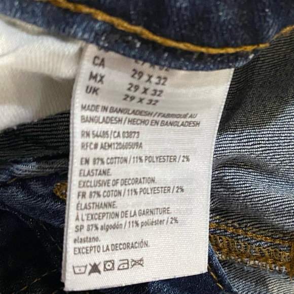 Men’s American Eagle Slim Jeans 29x32 - Picture 3 of 4